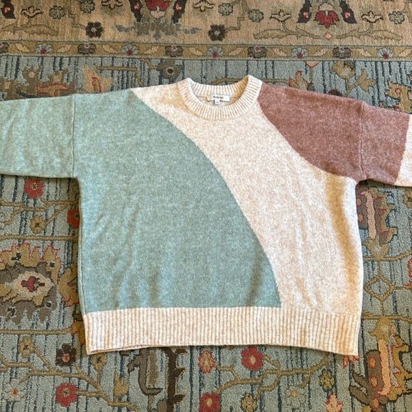 Madewell Sweaters - Madewell Colorblock Woolblend Sweater